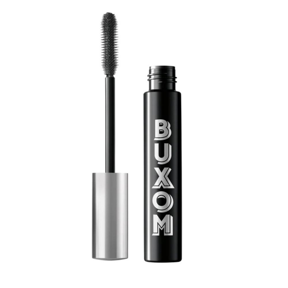 Buxom Lash Volumizing Mascara- blackest black, silicone brush, 3x volume
